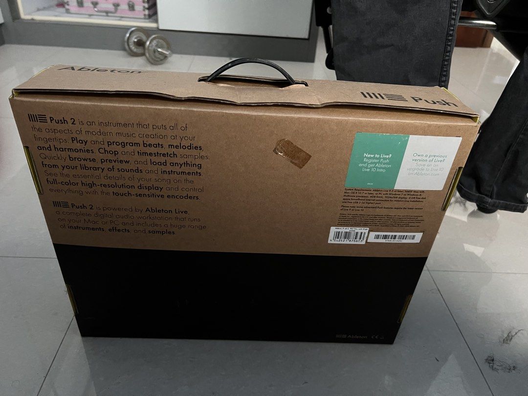 Ableton Push 2 Controller (Category: Musical Instruments) located in Singapore. Submitted by thesobersolutions (Listing ID 1465444167, Image 1). Description: - Original Ableton Push 2 - Includes all standard factory info, product specs, and registration details - Ideal for music producers completing their gear setup - Used only twice, then realised it ain’t for me DM if Interested, Negotiable.