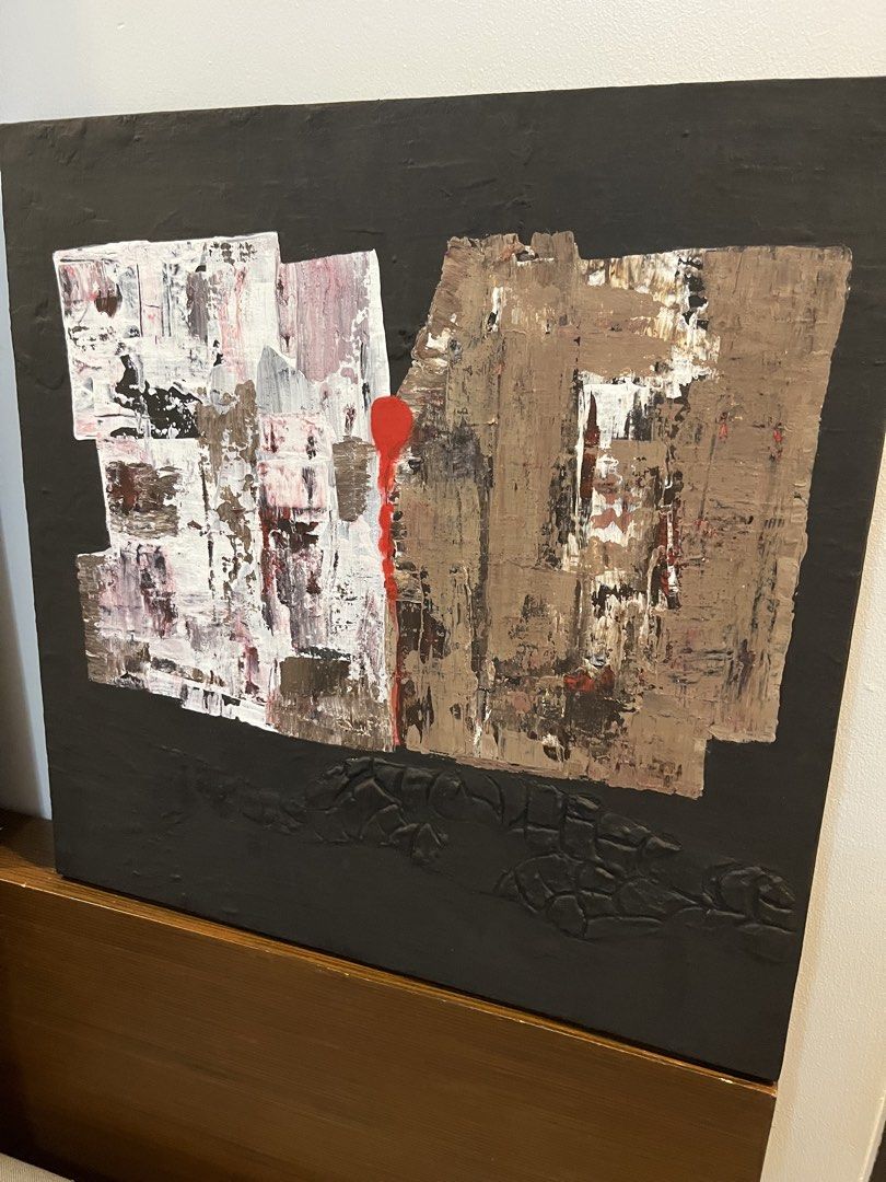 Abstract Painting (Category: Everything Else Others) located in Muntinlupa City. Submitted by bellaboo0325 (Listing ID 1465510633, Image 1). Description: 24 x 24” Abstract Textured Acrylic Paint.