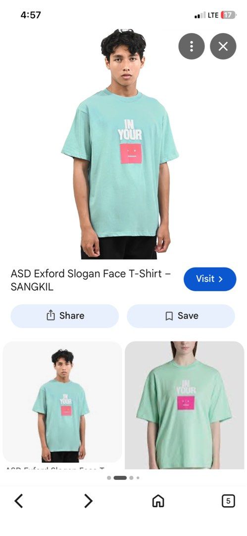 Acne Studio shirt(oversized) (Category: Tshirts & Polo Shirts ) located in Cebu City. Submitted by hustler_69 (Listing ID 1465478376, Image 2). Description: Acne Studio shirt(oversized) Size large 23.5 width 29 length Excellent condition Details are all posted.