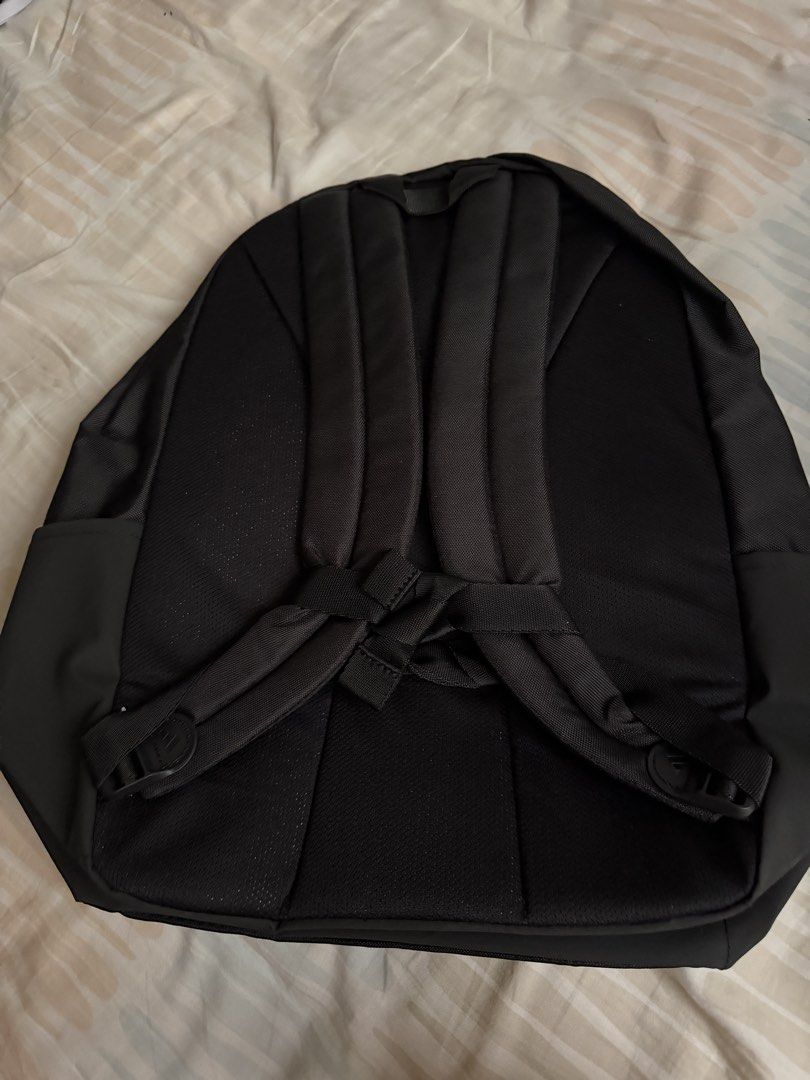 Adidas Backpack (Category: Backpacks) located in Manila. Submitted by bondea (Listing ID 1465384430, Image 2). Description: Authentic Brand new SRP : S$ 45= P1,440 Bought in Singapore Classic Bars -3 Stripes Black/ white Noir/Blanc.