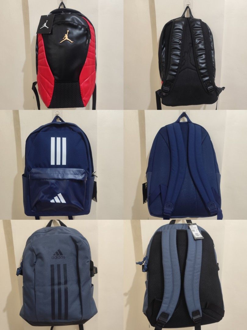 Adidas Blue Backpack (Category: Backpacks) located in Manila. Submitted by deguzmanni82562 (Listing ID 1465418169, Image 2). Description: - Brand new blue Adidas backpack with iconic white three stripes - Features a handy front pocket and roomy main compartment with sturdy zippers - Comfortable black mesh padded shoulder straps for all-day use - Complete with original hang tags attached - Versatile daily bag ideal for school, work, or gym session