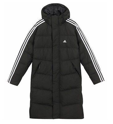 ADIDAS LONG PUFFER JACKET (Category: Coats, Jackets and Outerwear) located in Puerto Princesa. Submitted by kelvinfabr75674 (Listing ID 1465443101, Image 2). Description: Size S 20 width 42 length NO ISSUE EXCELLENT CONDITION Color rate 10📌.