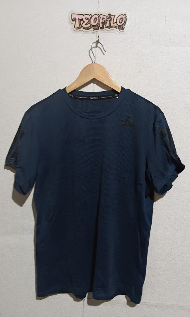 Adidas primeblue aeroready running (Category: Tshirts & Polo Shirts ) located in Santo Tomas. Submitted by teofilo-thrifted (Listing ID 1465427651, Image 3). Description: Adidas Primeblue Aeroready(bandol) Excellent Both Size Medium tag Both Dimention (L26. W19) price 1100 free shipping.