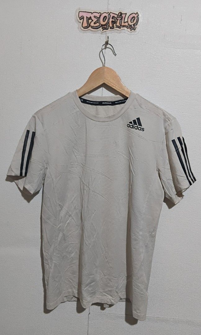 Adidas primeblue aeroready running (Category: Tshirts & Polo Shirts ) located in Santo Tomas. Submitted by teofilo-thrifted (Listing ID 1465427651, Image 1). Description: Adidas Primeblue Aeroready(bandol) Excellent Both Size Medium tag Both Dimention (L26. W19) price 1100 free shipping.