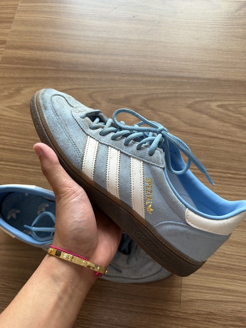 adidas spezial (Category: Casual Shoes) located in Makati City. Submitted by open_____closet (Listing ID 1465385955, Image 3). Description: adidas spezial in baby blue size 9.5 8.5/10 condition -- dirt stains, no drags pair only 1500 repriced from 3k.