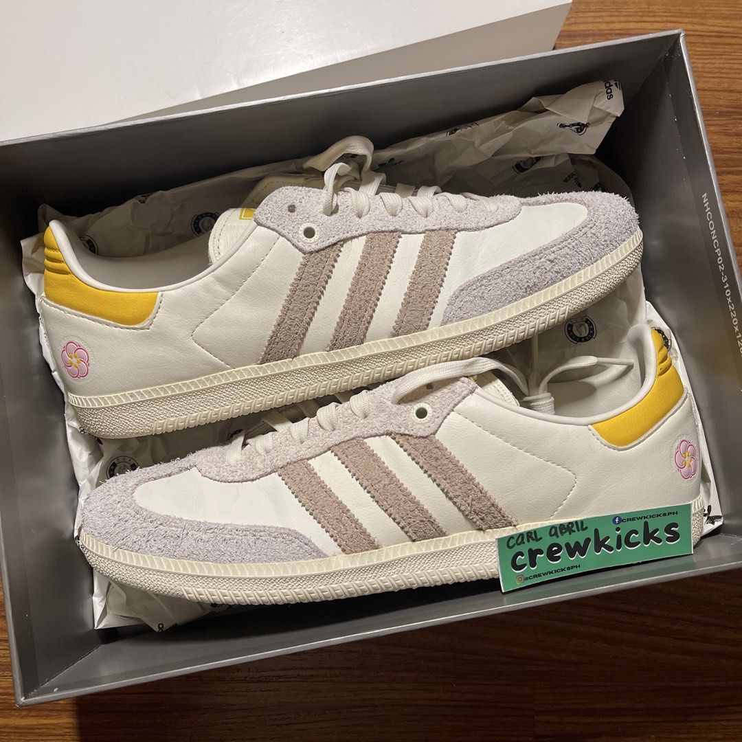 Adidas x Samba Kasina 'Consortium Cup' (Category: Sneakers) located in Pasig City. Submitted by crewkicks.ph (Listing ID 1465440748, Image 1). Description: Adidas x Samba Kasina 'Consortium Cup' Size 10 US Used 3x Complete OG ₱2,998 ONLY! (SRP ₱6,500) Give us a follow on IG for a discount, @crewkicksph ORTIGAS CENTER.