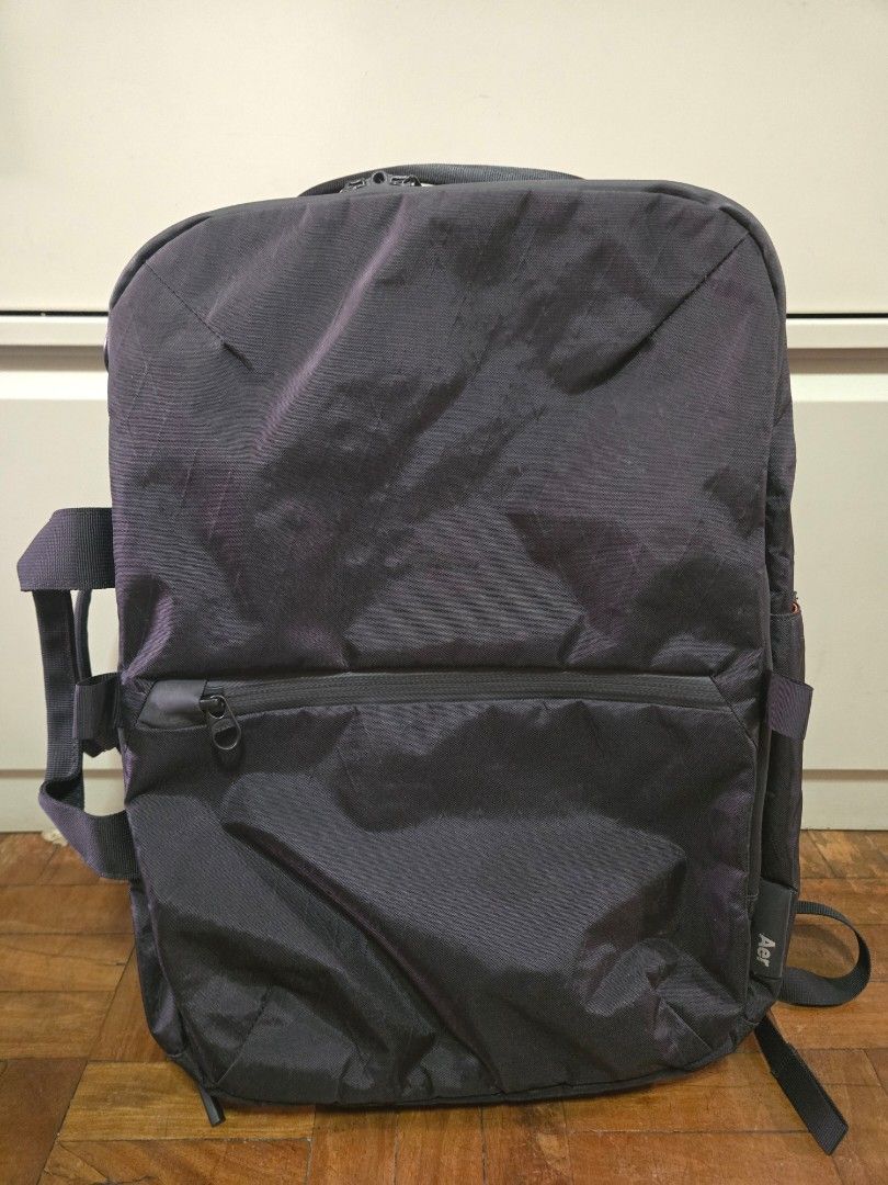 AER flight pack 3 X-pac (GENUINE) (Category: Backpacks) located in Manila. Submitted by cl1988 (Listing ID 1465397074, Image 2). Description: "Genuine" AER flight pack 3 (X-pac) ** Bought from Aer online ** This is not replica Aer that can be bought from local e-commerce shops ** Genuine AER has a silverish tone to the logo (not white). see photos SRP is PHP 13,600 + shipping Selling for 10,000 only Rarely used. No issues. Will pass as new rfs - 