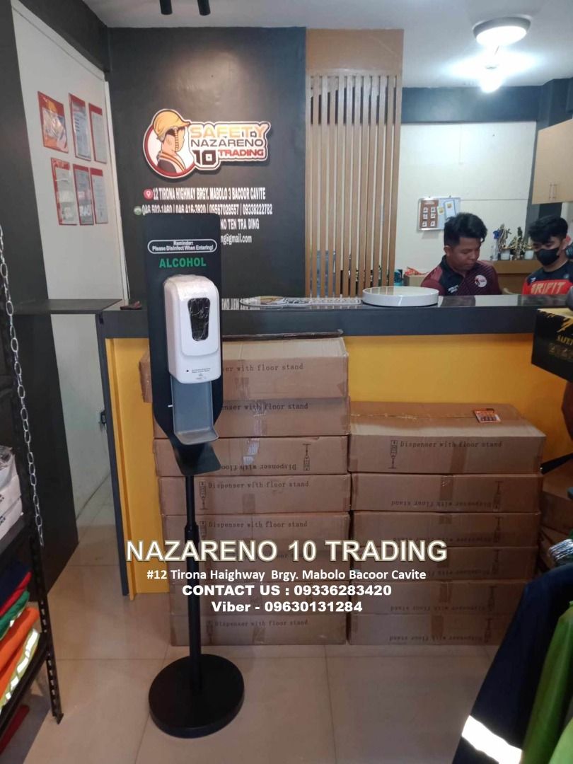 Alcohol Dispenser (Category: Looking For) located in Bacoor. Submitted by kajezame.2021 (Listing ID 1465445200, Image 1). Description: Alcohol Dispenser For More Details and Discount Contact Ms. Karen NAZARENO 10 TRADING 0963 0131 284 0933 6283 420 0956 7028 557 0933 8559 510 Landline: Look for Ms. Karen (046 ) 416 3920 Also available: • Traffic cone • Parking Block stopper • Hooded trash bin • Road Plastic Barrier • Spill boom • Fishing buoy • S