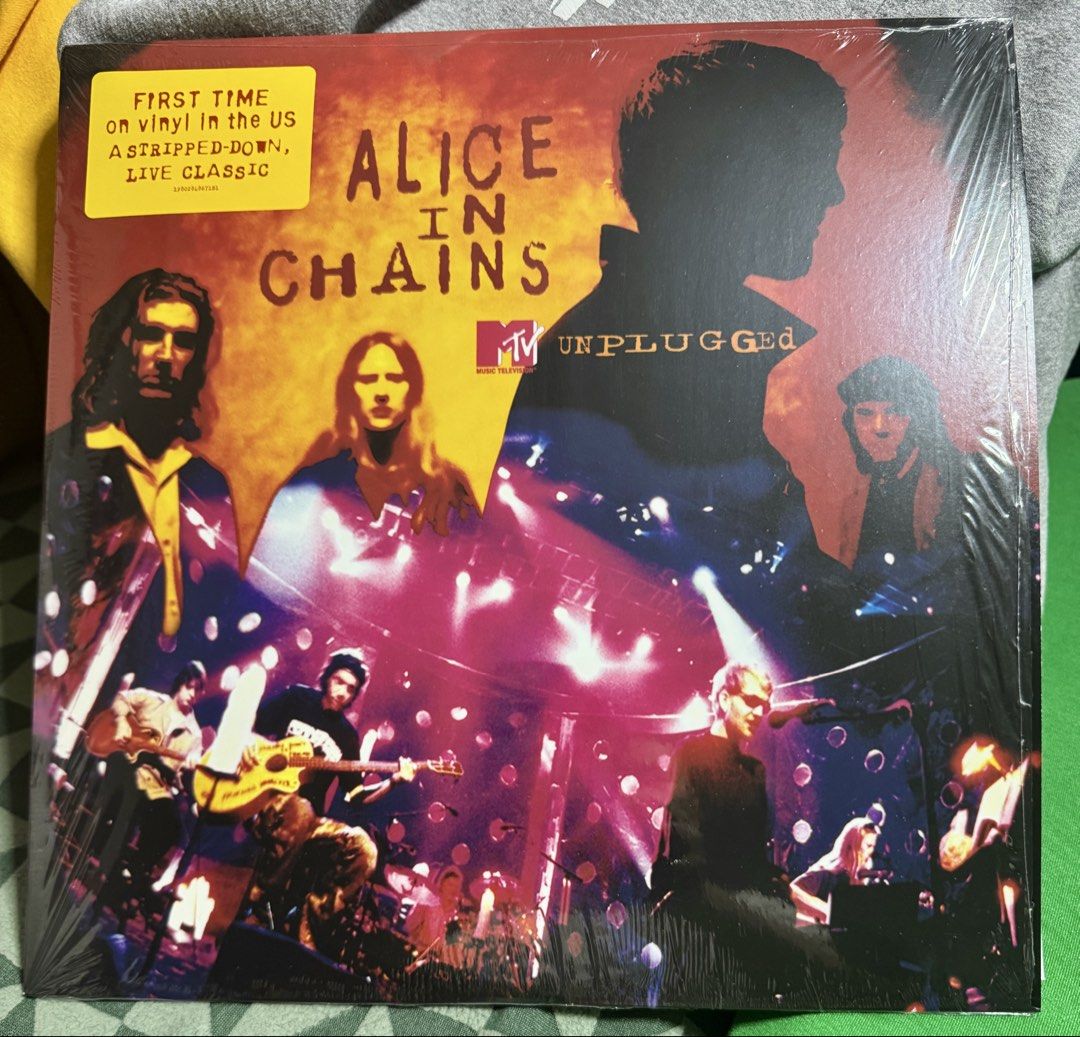 Alice In Chains MTV Unplugged Vinyl double LP (Category: Vinyls) located in Pasig City. Submitted by proteinboy6 (Listing ID 1465534624, Image 1). Description: Available on hand, brand new condition just checked if everything is good, and it is! 2 LP, amazing sound!.