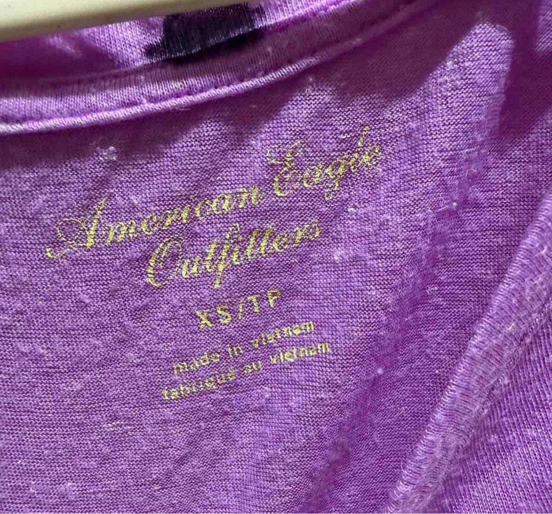 American Eagle Top (Category: Others Tops) located in Quezon City. Submitted by gchua888 (Listing ID 1465440433, Image 2). Description: American Eagle Top Size: XS RFS: Decluttering Mode of payment: Gcash or BDO only No meetups. No bogus buyers and joy reservers. No cancellation of confirmed orders. No return, no exchange. .