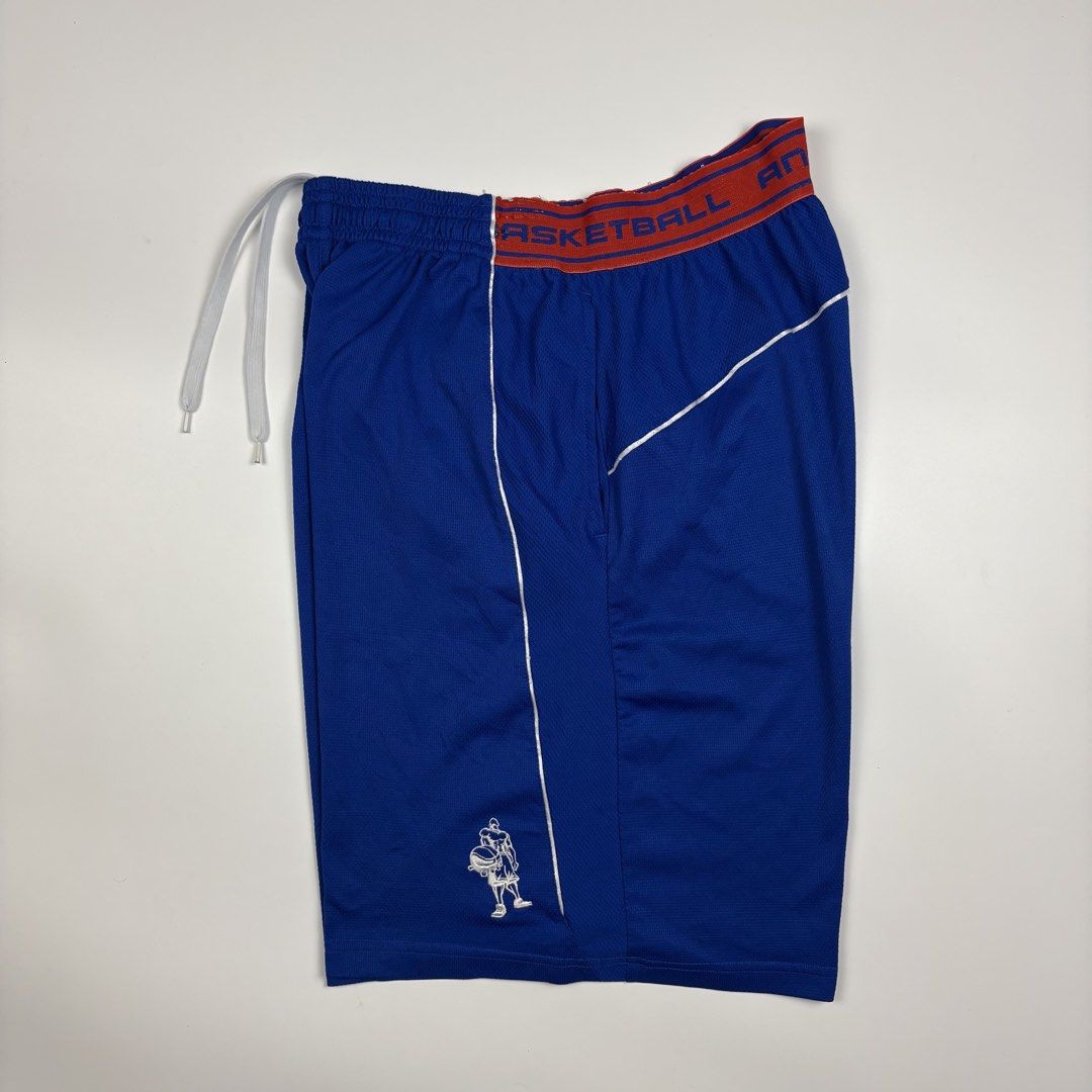 And 1 Basketball Shorts Royal Blue (Category: Shorts) located in Quezon City. Submitted by 1106_collective (Listing ID 1465410621, Image 3). Description: Size: Large Condition: 9.5/10 Material: 100% Polyester Made in: Cambodia Flaw / Defect: Minor sign of use,cut wash tags Dimension Waist: 30”-42” Length: 22” Thigh: 14.5” Leg opening: 14”.