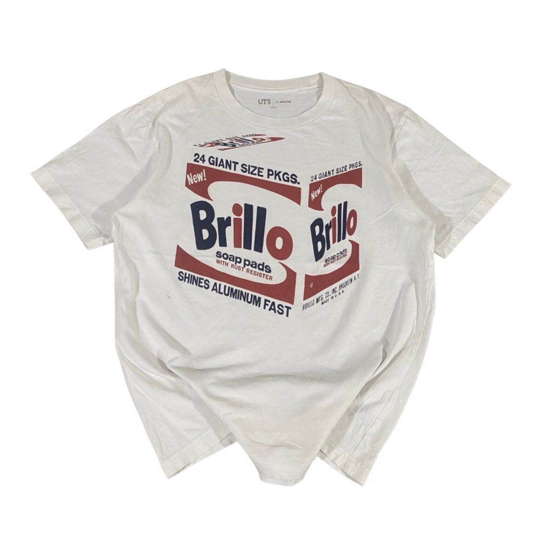 Andy Warhol Brilo Soap Pads T-shirt (Category: Tshirts & Polo Shirts ) located in Los Banos. Submitted by adothrift (Listing ID 1465536784, Image 1). Description: Andy Warhol Brilo Soap Pads T-shirt Size: M-L Dimensions: Width - 21 Length - 27 .