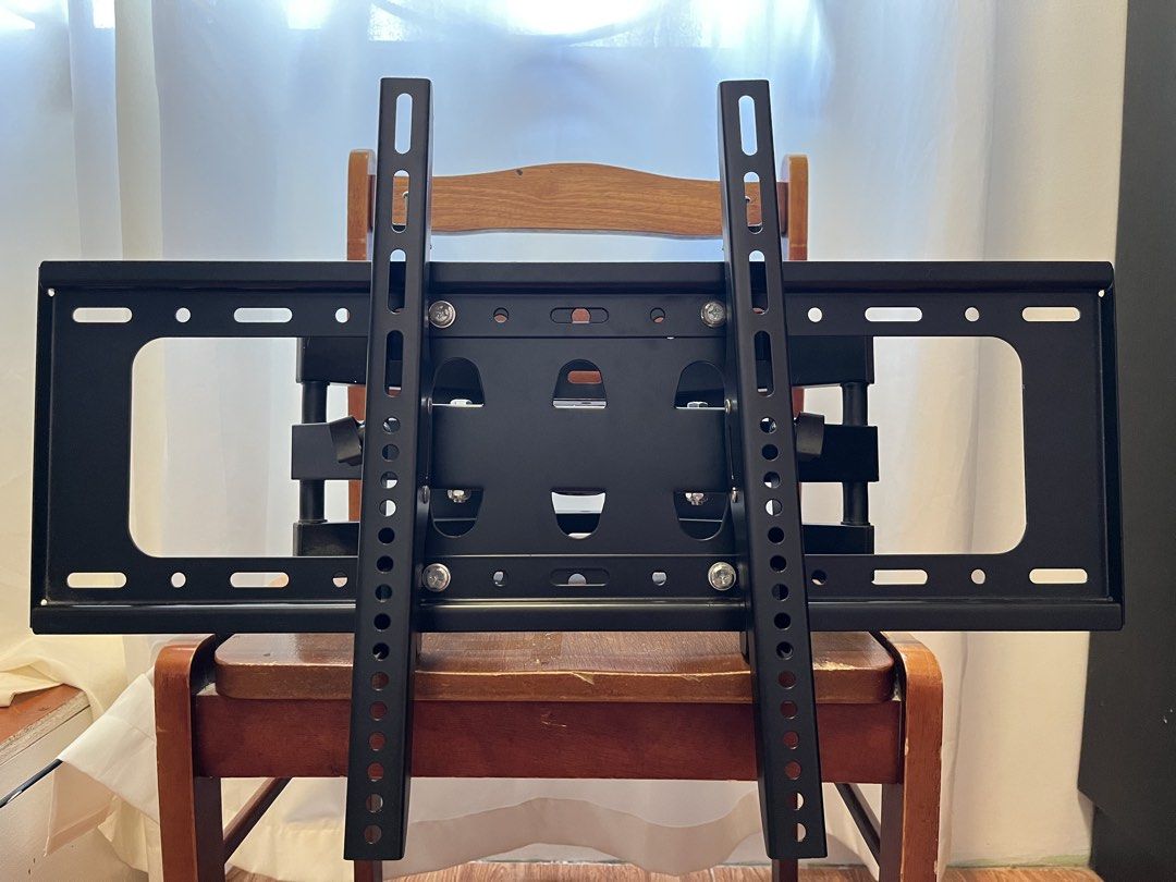 Angle and Tilt Wall Mount TV Bracket (Category: TV Parts & Accessories) located in Malolos. Submitted by noblewater_b6629d (Listing ID 1465394740, Image 1). Description: -Heavy duty TV bracket - Adjustable Angle - for 55” and up - Quick and Easy to install - Original quality - with complete screws Bought last year sa Abenson for 8k and only used for a month before we decided to just used the TV stand. May bawas pa for sure buyer .