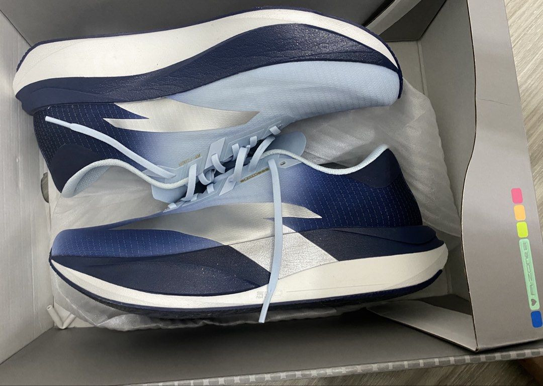 ANTA Zone 2 Running Shoes Size US 11 (Category: Sneakers) located in Manila. Submitted by hale1821 (Listing ID 1465435056, Image 3). Description: - Brand: ANTA Running Shoes Frozen Blue - Size: US 11 / EUR 45 / 280mm - Condition: Used once at the gym. Rfs: not my type. .