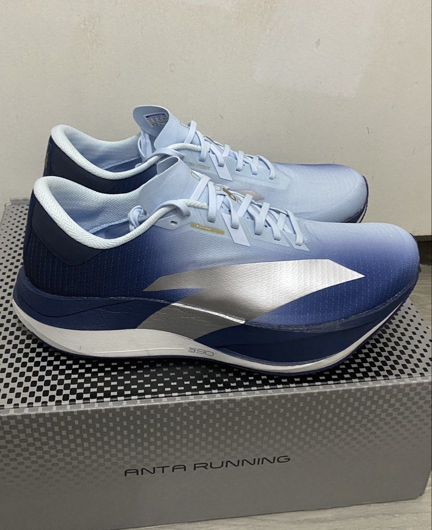 ANTA Zone 2 Running Shoes Size US 11 (Category: Sneakers) located in Manila. Submitted by hale1821 (Listing ID 1465435056, Image 1). Description: - Brand: ANTA Running Shoes Frozen Blue - Size: US 11 / EUR 45 / 280mm - Condition: Used once at the gym. Rfs: not my type. .