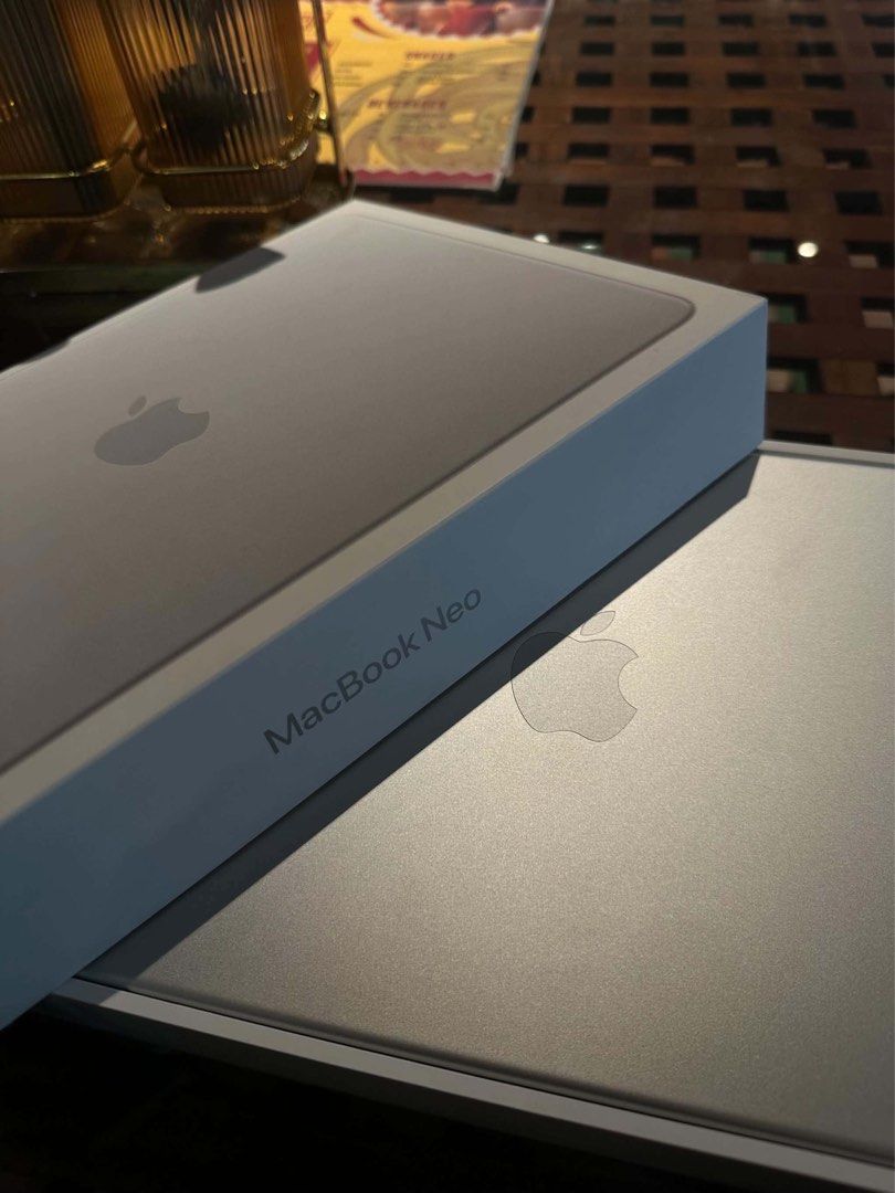 Apple MacBook Neo (Category: Laptops & Notebooks) located in Manila. Submitted by _xlb.crlbz2 (Listing ID 1465445745, Image 3). Description: FS MacBook Neo 512 GB Indigo Bought it for 56k -RFS: Wala pang 1 month old, Super Good Condition mag u upgrade ip18 Performance - 10/10 (bought on September 16, 2026) Cosmetics - 10/10 (no scratches, dents) You can ask for additional Photos/video Battery Health - 100% Included: -Original Box -Receipt -Charge