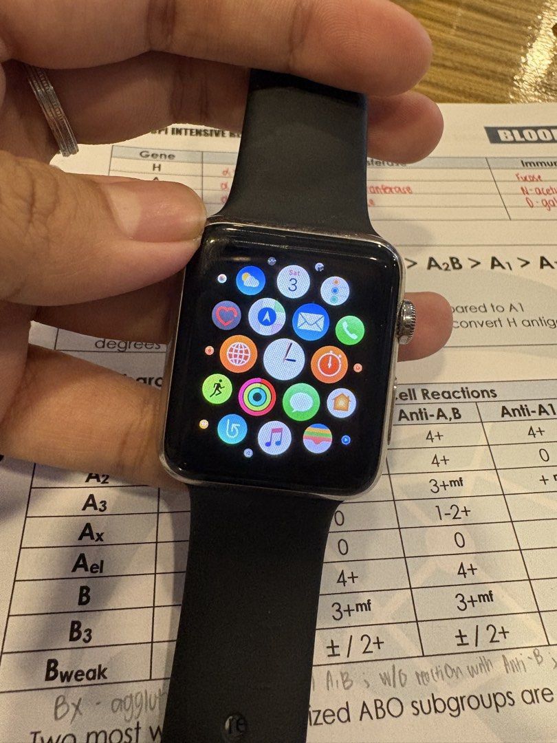 Apple Watch (Category: Wearables & Smart Watches) located in Legazpi City. Submitted by panganibancy (Listing ID 1463651882, Image 1). Description: - Apple Watch (forgot what model) - Includes charger - Meetup available in Naga City -rfs: old model not compatible with my phone.