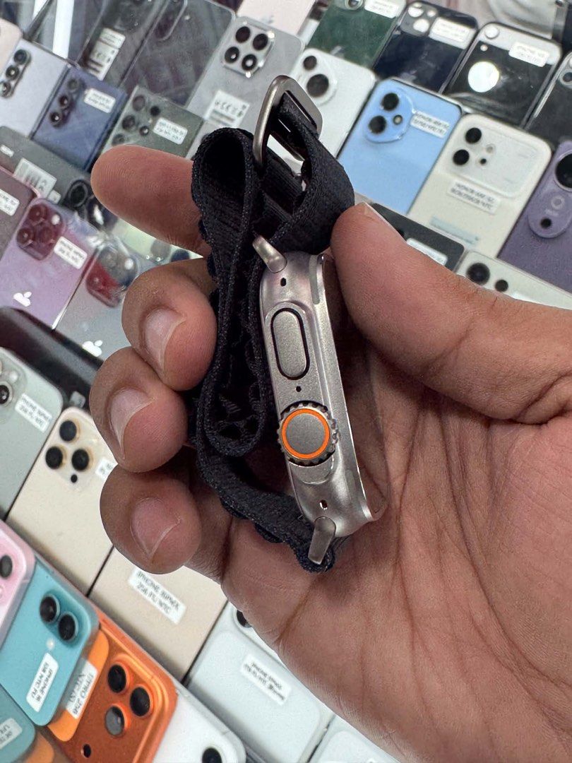 Apple Watch Ultra 3 49m 100% BH Cellular (Category: Wearables & Smart Watches) located in San Juan City. Submitted by javedsgadgetshop (Listing ID 1465393889, Image 3). Description: INSTALLMENT OPTIONS : SPAY LATER / GGIVES / CREDIT CARD / SKYRO / HOMECREDIT (BRANDNEW) QUICK INFO! ✖️ ➡️ Apple Watch Ultra 3 ➡️ 49m ➡️ Spacegrey Color ➡️ NTC Variant ➡️ 95% Makinis & 100% BH ➡️ CELLULAR only ➡️ WITH FREE CHARGER 🤝 We accept swap | Trade - In 💳 We d
