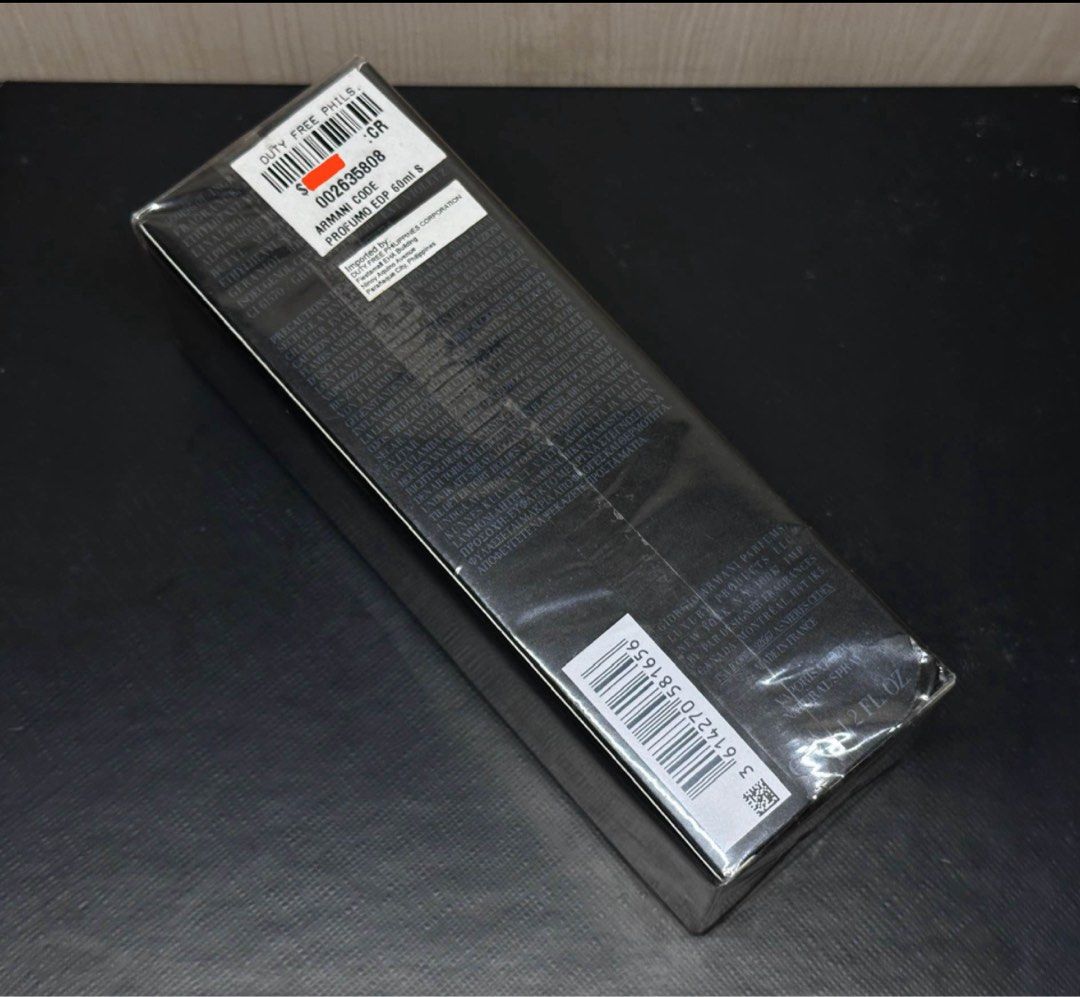 ARMANI CODE PROFUMO (Category: Fragrance & Deodorants) located in Rizal. Submitted by fougere_ (Listing ID 1465545549, Image 2). Description: I am selling my spare bottle 100% authentic, factory-sealed bottle of the original Armani Code Profumo (60ml) 2016 . While the newer version of the Code EDP leans toward a simpler profile, this 2017 production (Batch: 38PNO0) retains the fuller, deeper composition of the original release, with its signature