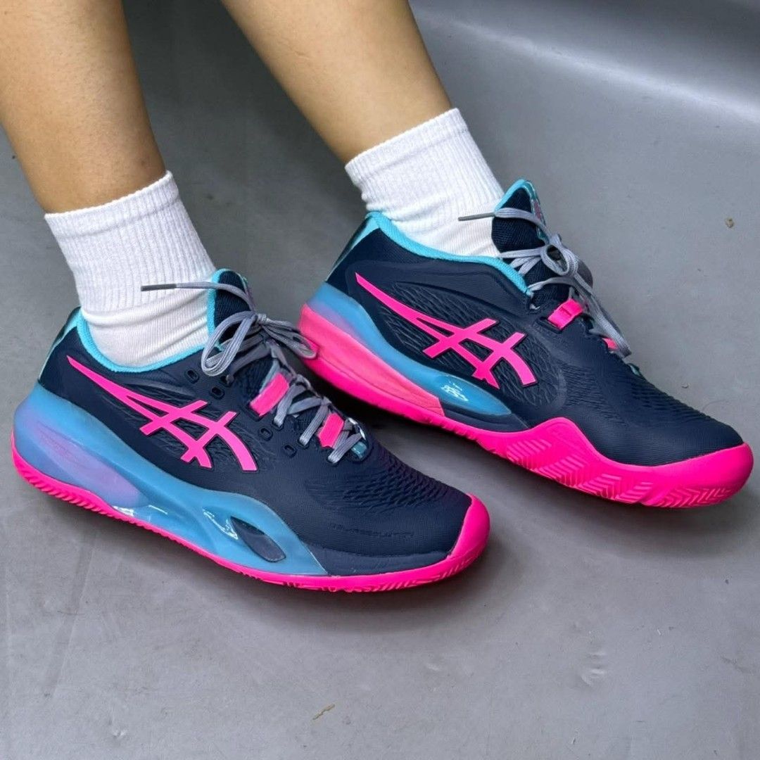 Asics resolution 10 "Navy Pink Blue" 🍇🍆🛒 (Category: Sneakers) located in Manila. Submitted by josier_181 (Listing ID 1465547332, Image 1). Description: Available now Ma'am/Sir Pm for more details Your order via lalamove COD or GCASH payment. Kung anong nasa post ko po yun po mismo ang dadating na item sa inyo 💯 Good quality and condition Thank you and God bless Womens Size Guide 5US - 36 EU/FR - 22CM 6US - 37 EU/FR - 23CM 6.5US - 37.5 EU/FR -