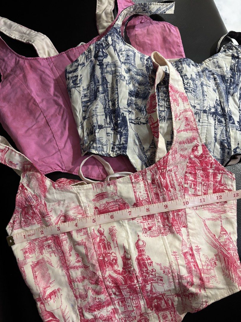Assorted Corset Tops (Category: Sleeveless) located in Quezon City. Submitted by den.declutters (Listing ID 1465454671, Image 2). Description: .