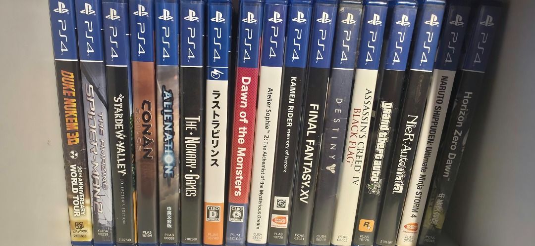 Assorted PS4 games collection (Category: PlayStation) located in Baliuag. Submitted by collantesaldrich (Listing ID 1465433596, Image 2). Description: 🎮 PS4 GAMES FOR SALE! 🔥🎮 Looking for games to add to your PS4 collection? Check out these titles! 💯 💿 AVAILABLE GAMES & PRICES 🎯 Duke Nukem 3D: 20th Anniversary World Tour — ₱600 🕷️ The Amazing Spider-Man 2 — ₱2,000 🌾 Stardew Valley Collector’s Edition — ₱1,600 ⚔️ Conan Exiles — ₱600 👾 Ali