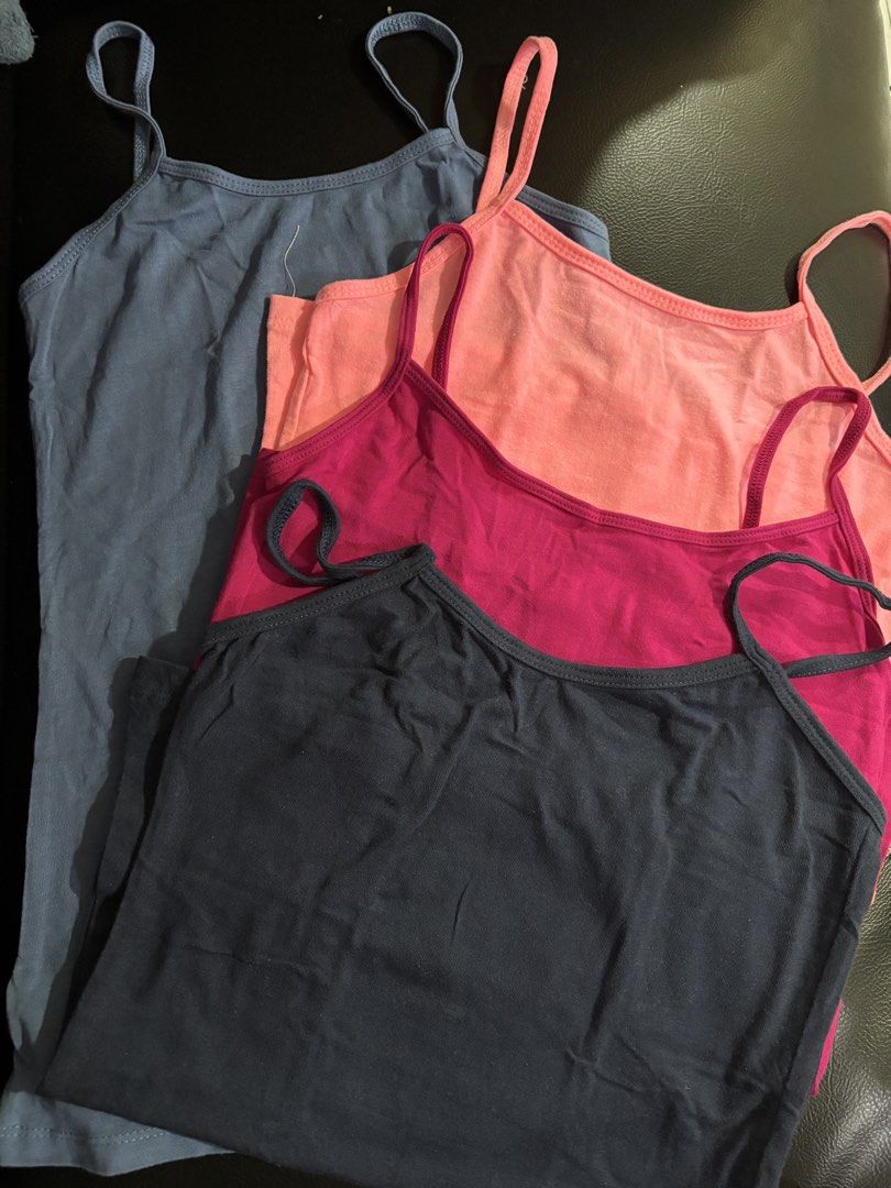 Assorted tank tops (Category: Sleeveless) located in Quezon City. Submitted by den.declutters (Listing ID 1465455056, Image 1). Description: .