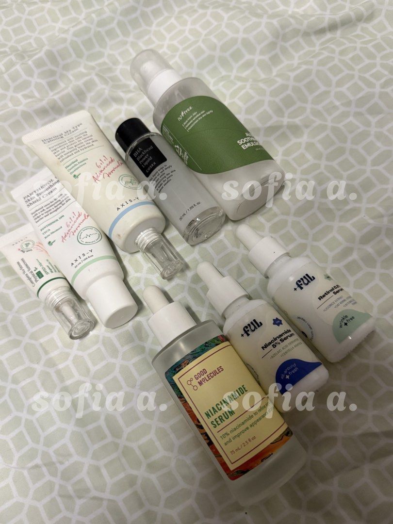 Assorted Used Skin Care (Category: Face Care) located in Quezon City. Submitted by nnimako (Listing ID 1465536486, Image 1). Description: .