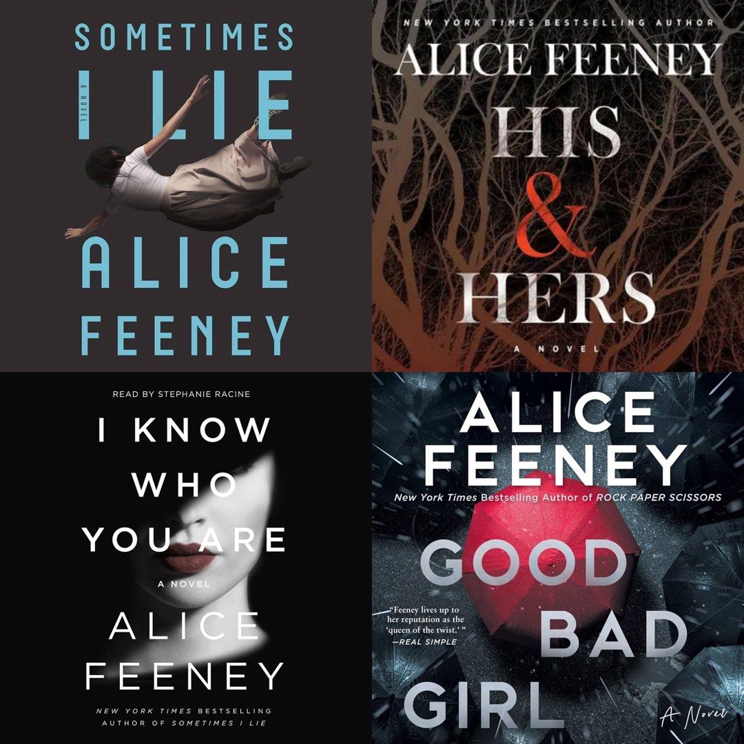 (AudioBook) Alice Feeney Books (Category: Storybooks) located in Taytay. Submitted by listenlinda (Listing ID 1465578970, Image 1). Description: (AudioBook) Alice Feeney Books available on both Android and iOS instructions/directions will be given if you’re not yet familiar Included Title/s: Sometimes I Lie - ₱70 His & Hers - ₱70 I Know Who You Were - ₱65 Good Bad Girl - ₱65 MOP: GCash/MariBank/GoTyme REQUEST YOUR FAVE TITLES/SERIES NOW! get a DI