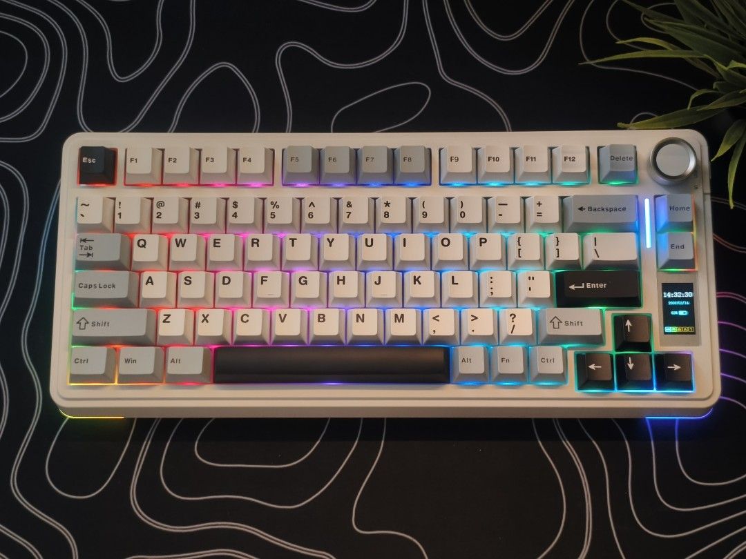 Aula S75 Pro Mechanical Keyboard (Tri-Mode) (Category: Computer Keyboard) located in Manila. Submitted by clicknflip_ph (Listing ID 1465482051, Image 2). Description: Condition: Brand New RFS: Resell / Buy and Sell ​Highlights & Specs ✅​3-Mode Connectivity: Bluetooth 5.0, 2.4GHz Wireless (Dongle included), and Type-C Wired ✅Caramel Latte Switch ​Package Inclusions: ✅Brand New Keyboard with acrylic dust cover​ ✅Original Box, Manual, and ✅​Type-C C