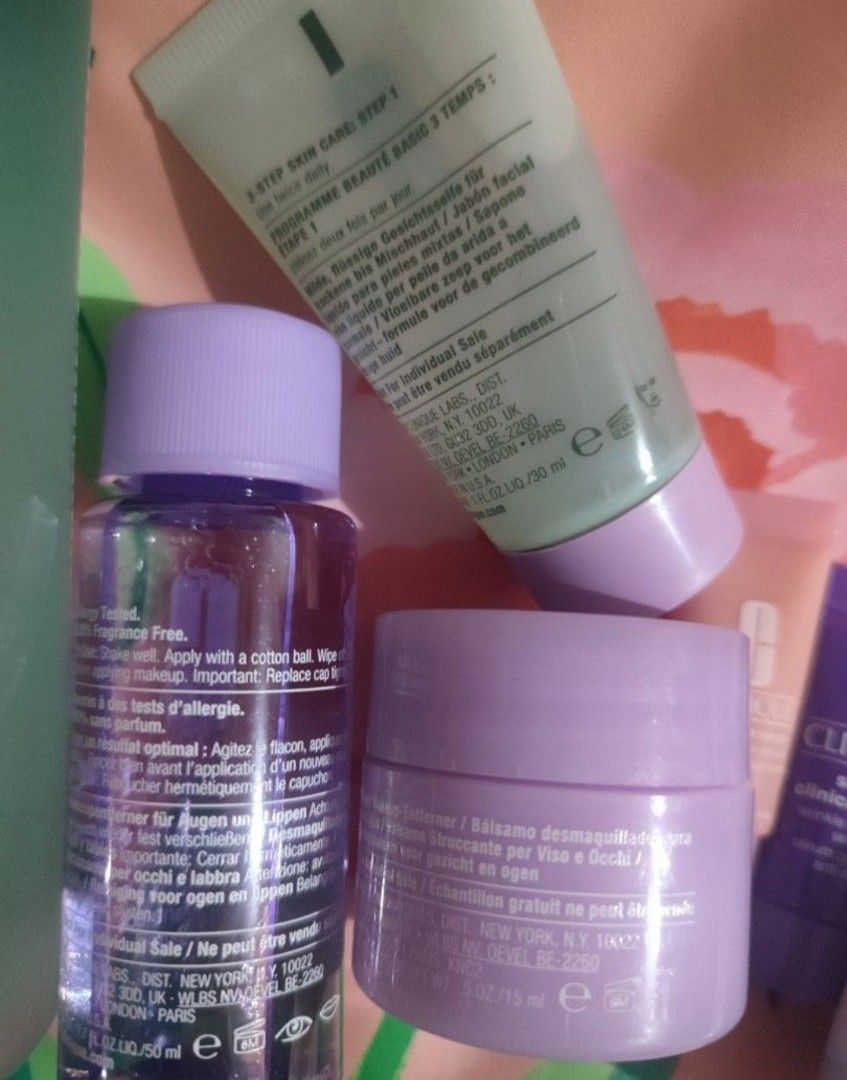 Auth Clinique Set (Category: Face Care) located in Batangas. Submitted by usline.20.18 (Listing ID 1465456164, Image 3). Description: Bought in US Store..