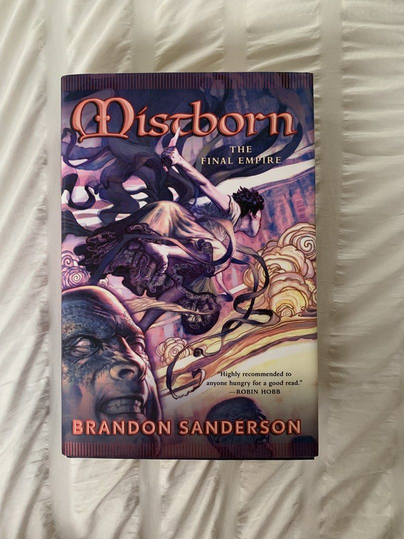 Authentic Amazon-Bought Hardbound Book: Mistborn The Final Empire by Brandon Sanderson (Category: Storybooks) located in Angono. Submitted by reireibea (Listing ID 1465456969, Image 1). Description: Mistborn: The Final Empire by Brandon Sanderson - Hardbound edition - Readability: Clean overall read with completely clear and legible text - Purchased from Amazon - 2 pcs available - Price is negotiable - Original Price: $35 - Perfect for readers/bo