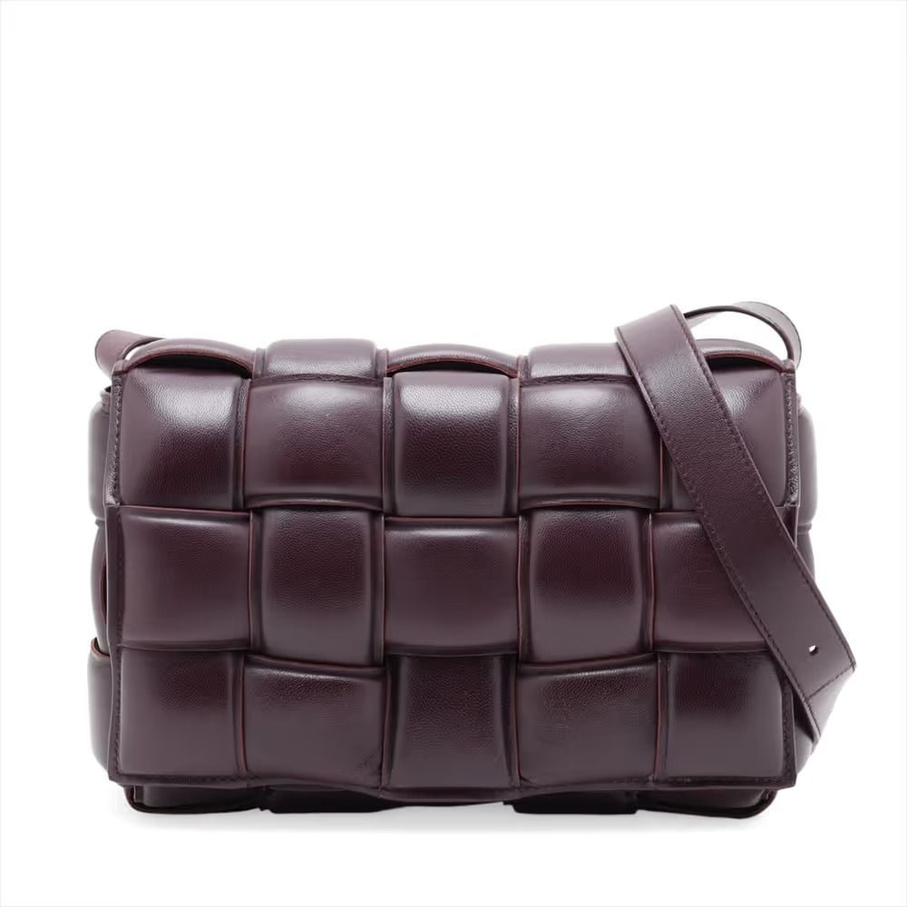 Authentic Bottega Veneta Maxi Intre (Category: Shoulder Bags) located in General Trias. Submitted by japan_secondhand_products (Listing ID 1465443745, Image 1). Description: This item shows signs of wear and tear from use. There is peeling in various places, and slight cracking on the edges and shoulder strap. *As this is a used item, there may be scratches or stains not mentioned in the description. Please understand this in advance. Product Ran