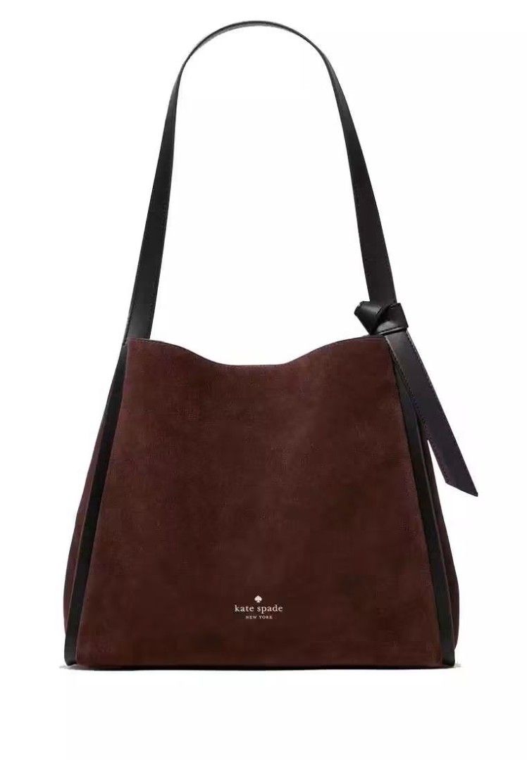Authentic Kate Spade Knott Suede Large Carryall (Category: Luxury Bags & Wallets) located in Manila. Submitted by gatrading (Listing ID 1465512996, Image 1). Description: .
