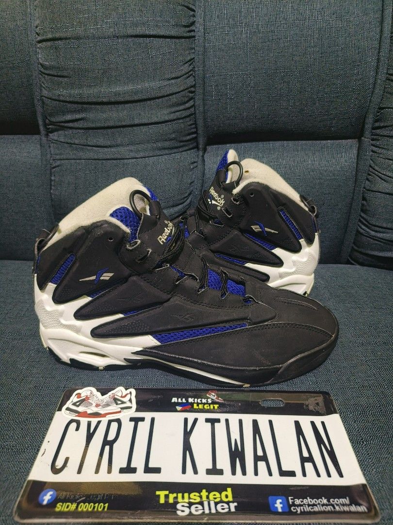 Authentic Retro Reebok The Blast Orlando Vin Axel (Category: Sneakers) located in Baguio. Submitted by ckiwalan (Listing ID 1465459932, Image 1). Description: For sale Authentic Excellent condition Signs of use only No sole separation Playable No major issue Baguio City can ship nationwide.