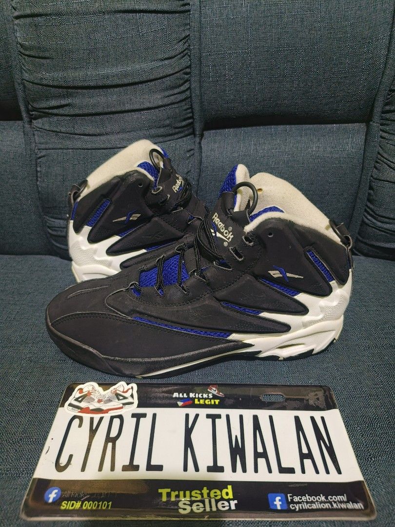 Authentic Retro Reebok The Blast Orlando Vin Axel (Category: Sneakers) located in Baguio. Submitted by ckiwalan (Listing ID 1465459932, Image 2). Description: For sale Authentic Excellent condition Signs of use only No sole separation Playable No major issue Baguio City can ship nationwide.