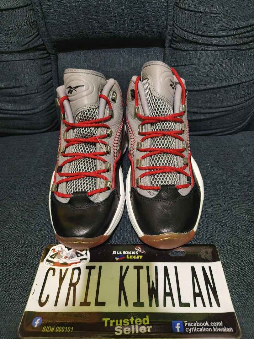 Authentic Retro Vintage Reebok Allen Iverson Question Mid Practice (Category: Sneakers) located in Baguio. Submitted by ckiwalan (Listing ID 1465458590, Image 3). Description: For sale Authentic Deadstock condition Unused pair No issue Baguio city can ship nationwide.