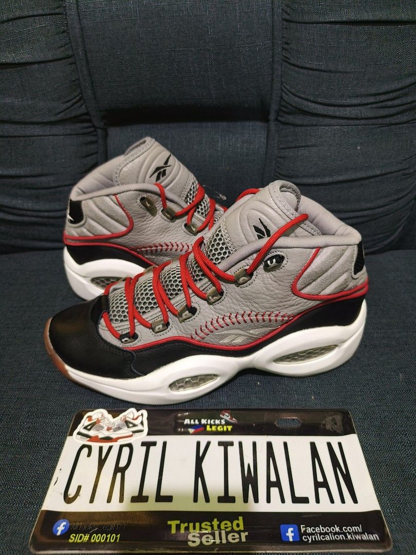 Authentic Retro Vintage Reebok Allen Iverson Question Mid Practice (Category: Sneakers) located in Baguio. Submitted by ckiwalan (Listing ID 1465458590, Image 2). Description: For sale Authentic Deadstock condition Unused pair No issue Baguio city can ship nationwide.