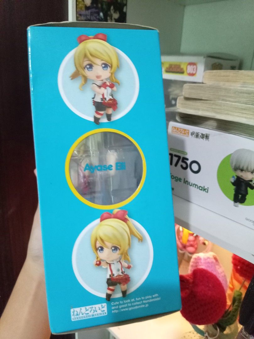 Ayase Eli Nendoroid (Category: Figurines & Statues) located in Rizal. Submitted by stanl3y.winds (Listing ID 1465412367, Image 2). Description: ⊹ ࣪ ˖ ‹ ⭐ › wts | lfb ayase eli nendoroid ‣ good smile authentic. ⧽ ₱450 , open for negotiation. ˚. ᵎᵎ╰┈➤ ⋯ not complete set! missing few parts and only has two arms & one faceplate along with the full nendoroid figure & stand. still good if for display only! › open for reservations but PLEASE do not rese