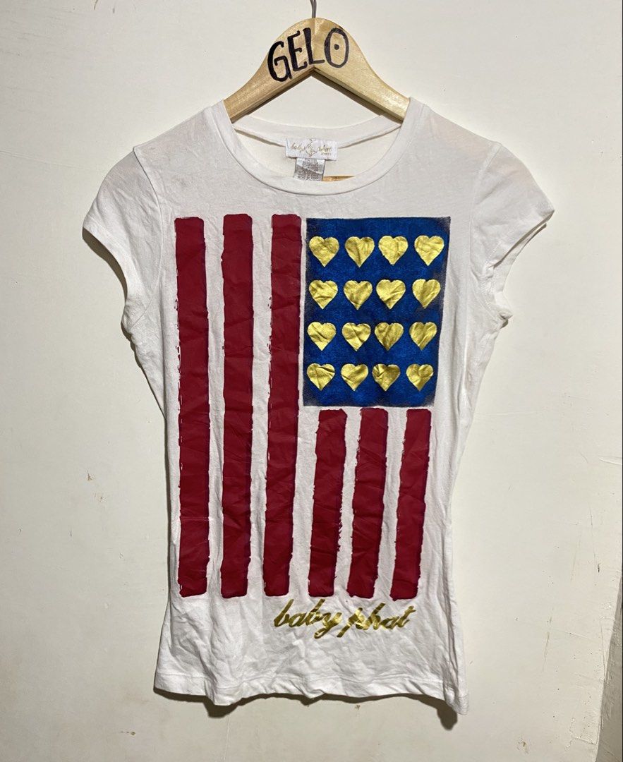 BABY PHAT FOR WOMENS (Category: Activewear) located in Cagayan de Oro. Submitted by ansasalab39908 (Listing ID 1465527303, Image 1). Description: Size M (W14xL24) Condition: Vgoodcondition Color rate:9.8/10 Flaws:None.