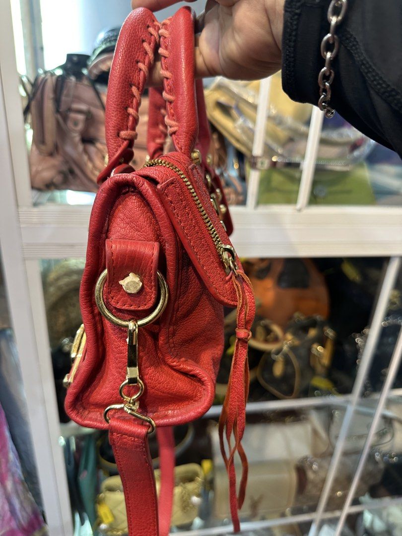 Balenciaga Mini City Red Handbag (Category: Luxury Bags & Wallets) located in Daet. Submitted by thrifthings2018 (Listing ID 1465479335, Image 2). Description: .