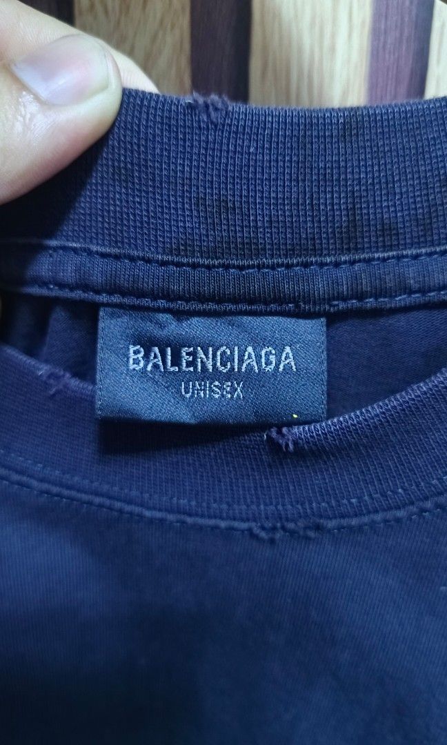 Balenciaga Tape type (Category: Activewear) located in Caloocan City. Submitted by _jerald_ (Listing ID 1465399303, Image 3). Description: Balenciaga distress xl-xxl size.