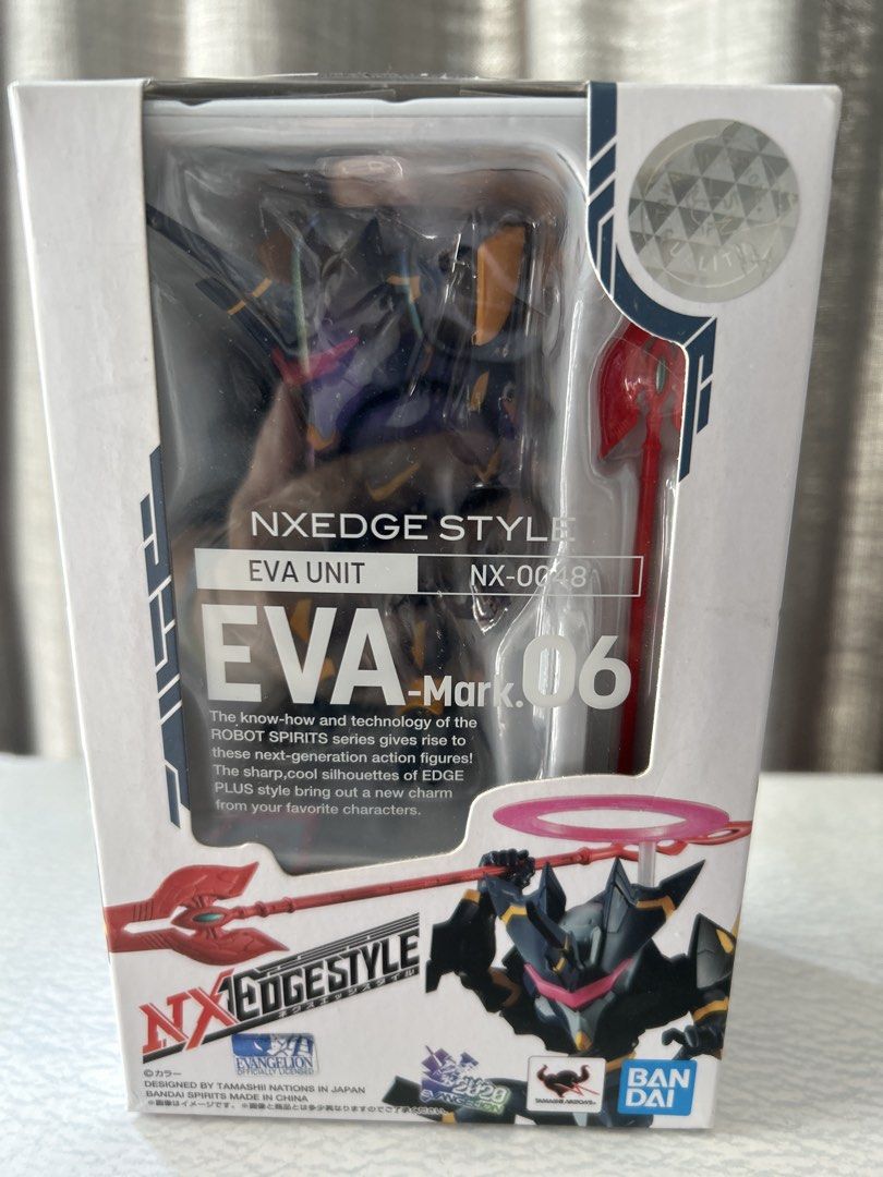 Bandai NXEDGE STYLE EVA Mark.06 （分類：高達及模型組合）位於 Hong Kong。 由 veasy 提交（商品編號 1465440400，圖片 1）。簡介： Bandai NXEDGE STYLE系列 EVA Mark.06 新世紀福音戰士模型，編號NX-0048。有埋招牌嘅紅色長槍同光環特效件，造型好型。 閑置品完美主義者勿怕。