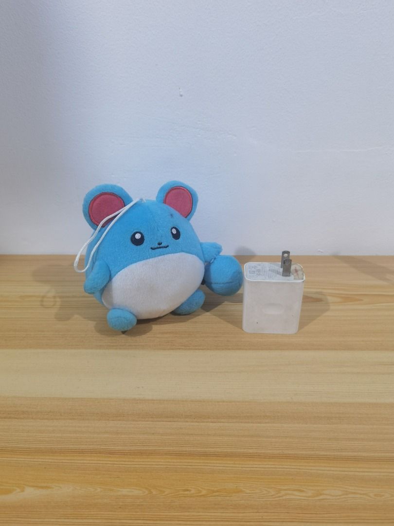 Banpresto - Pokemon - Marill Plush Charm (Category: Plushies & Soft Toys) located in Taguig. Submitted by kalabasza (Listing ID 1465396807, Image 1). Description: 📌 This is a preloved item. Please manage your expectation. 📌 Actual item posted. Needs wash po. 📌 Item is in good condition. 📌 Product Color may slightly vary due to Photographic Lighting. 📌 Location: Taguig 📌 MOP: GCash. Payment first before ship. 📌 MOD: J&T, LBC, GoGo or Lalamo