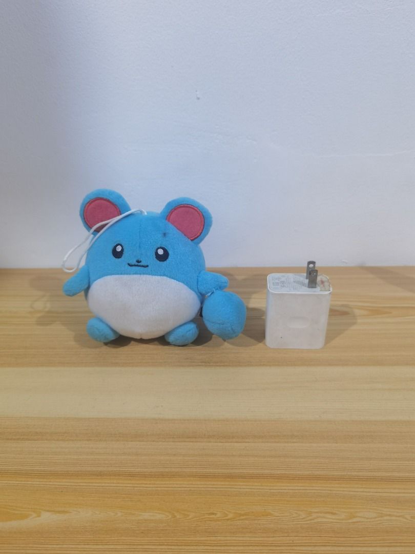 Banpresto - Pokemon - Marill Plush Charm (Category: Plushies & Soft Toys) located in Taguig. Submitted by kalabasza (Listing ID 1465396807, Image 3). Description: 📌 This is a preloved item. Please manage your expectation. 📌 Actual item posted. Needs wash po. 📌 Item is in good condition. 📌 Product Color may slightly vary due to Photographic Lighting. 📌 Location: Taguig 📌 MOP: GCash. Payment first before ship. 📌 MOD: J&T, LBC, GoGo or Lalamo