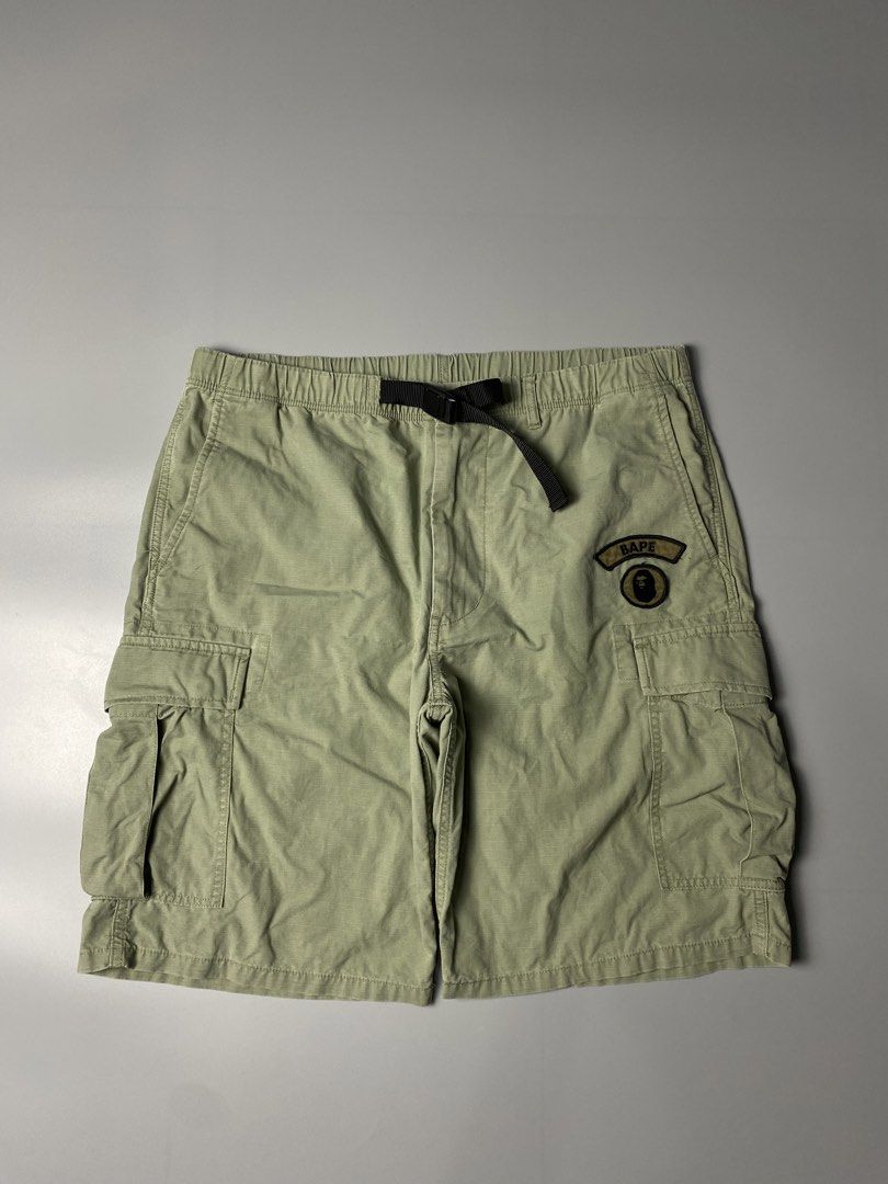 BAPE CARGO SHORT (Category: Shorts) located in San Pablo. Submitted by pj_thrifthings (Listing ID 1465543458, Image 1). Description: BAPE CARGO 6 POCKET SHORT AUTHENTIC LEGIT FLAWLESS NO ISSUES CAN DO SHIPPING WORLDWIDE/NATIONWIDE.
