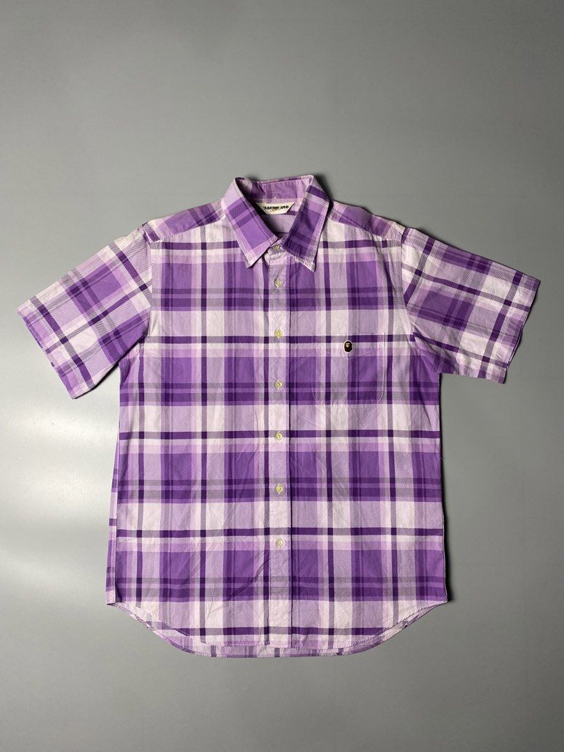 BAPE PLAID POLO (Category: Formal Shirts) located in San Pablo. Submitted by pj_thrifthings (Listing ID 1465542921, Image 1). Description: BAPE PLAID BOTTON - DOWN AUTHENTIC LEGIT FLAWLESS NO ISSUES CAN DO SHIPPING WORLDWIDE/NATIONWISE.
