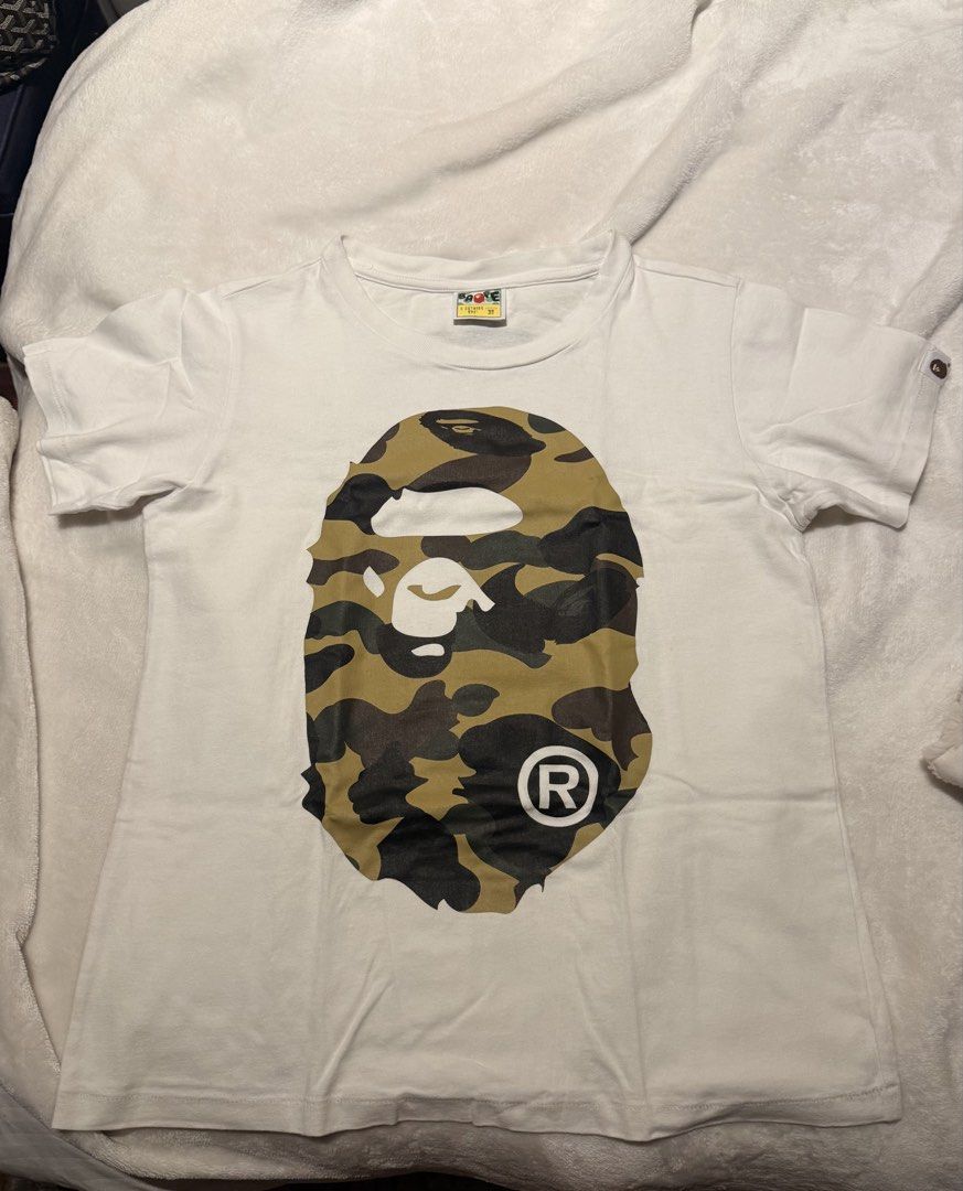 BAPE Shirt 1st Camo (Category: Shirts) located in Manila. Submitted by prelovedbyjana (Listing ID 1464995472, Image 1). Description: Fits s-m No flaws Well taken care of ! Im usually size medium hehe.