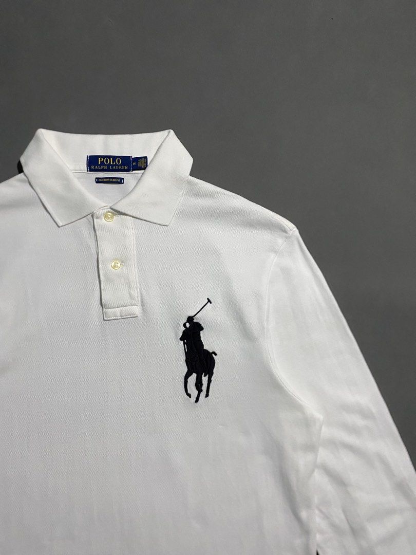 Big pony Long Sleeve RL (Category: Formal Shirts) located in Dumaguete. Submitted by darios_thrift (Listing ID 1465428295, Image 2). Description: Big pony Long sleeve RL ₱1500 + sf Dimes : 20 x 29.5 Super crispy condi Excellent to as New condition ✅ Issue : None Already washed ✅ Ready to Use ✅ Color rate : 10/10 (Color may vary due to lighting).