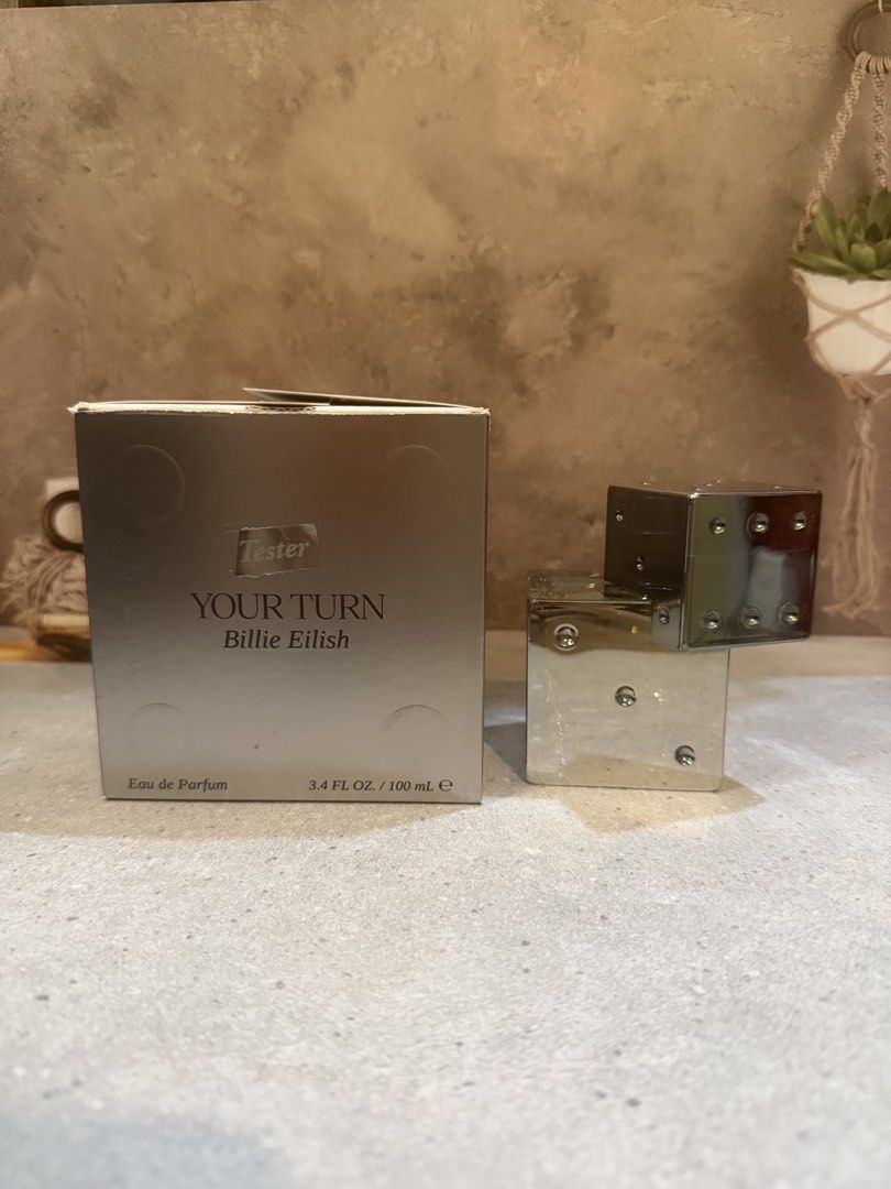 Billie Eilish Your Turn (Category: Fragrance & Deodorants) located in Paranaque City. Submitted by oommggg (Listing ID 1465578525, Image 1). Description: 100% Original Tester box Perfume is 100% original in tester box. Paranaque area.